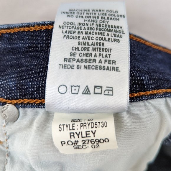 Joe's Jeans Dark Wash Ryley Straight Leg Jeans Size 27 - Picture 13 of 13